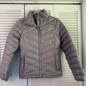 North Face Grey Puffer Jacket